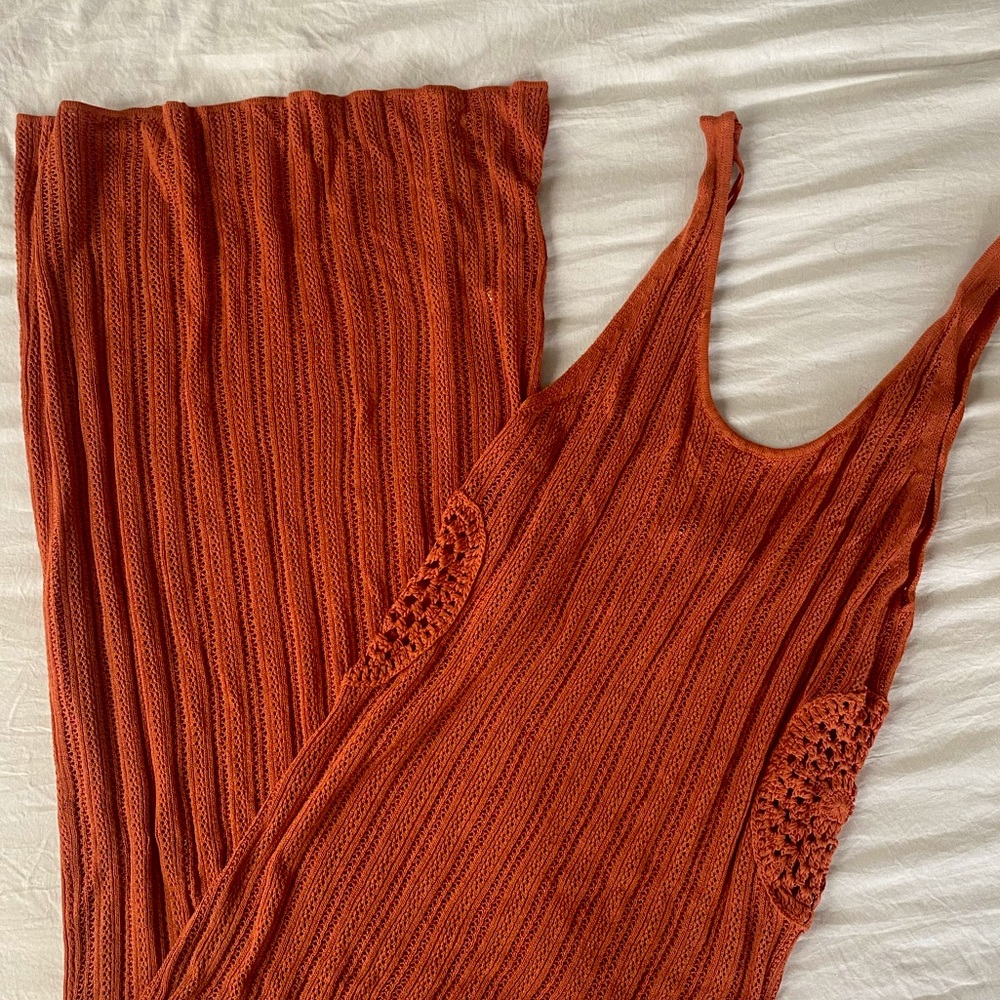 zara knit maxi dress